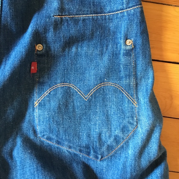 Rare 1990's Levis Jeans Red Collection Split Skirt Y2K - Picture 6 of 14